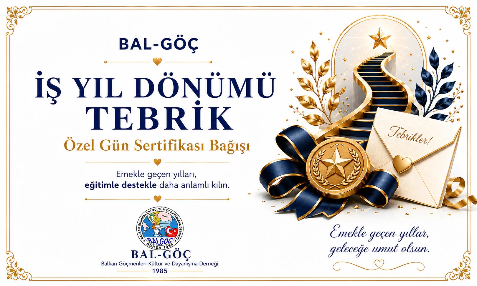 İş Yıldönümü Tebrik